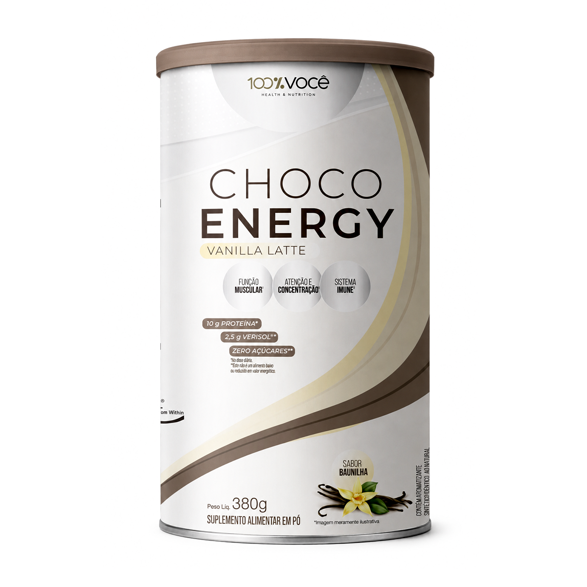 CHOCO ENERGY - SABOR VANILLA 380G