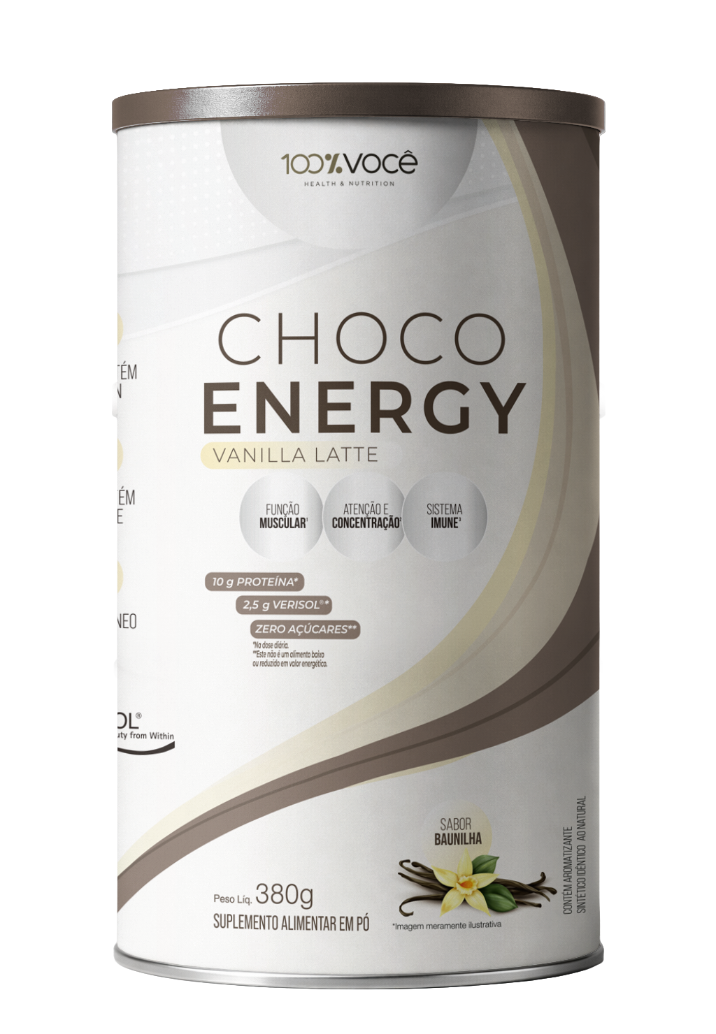 CHOCO ENERGY SABOR VANILLA 380G